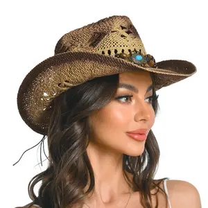 Straw Cowboy Hat for Women
