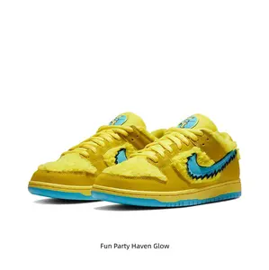 Playful Yellow Skate Shoes  Faux Fur Accents + Bold Contrast Sole  #OOTD #CasualVibes