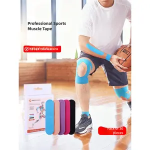 Athletic Kinesiology Tape - Elastic Sports Bandage for Muscle Strains (Badminton, Basketball) - Support for Knees and Ankles