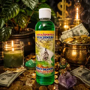Money Drawing Spiritual Water - Agua Espiritual Ven Dinero