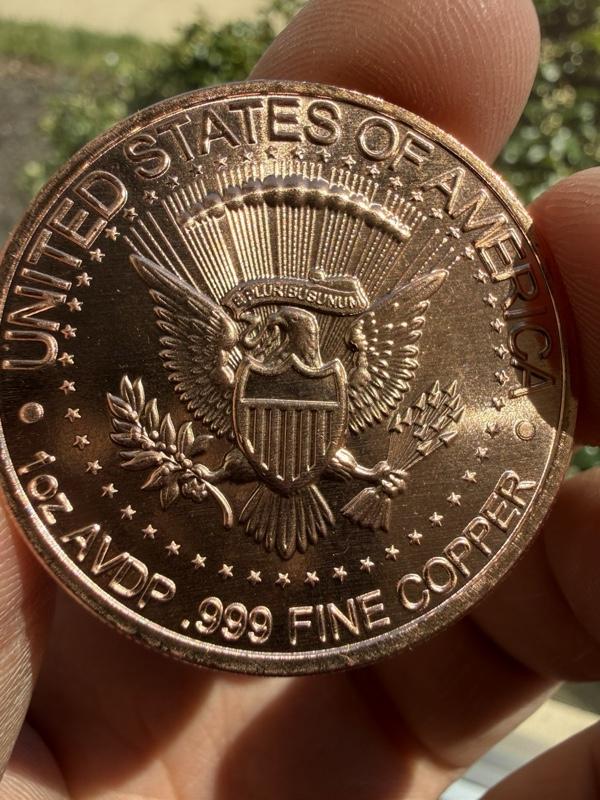 1oz Copper Donald Trump MAGA .999 Copper