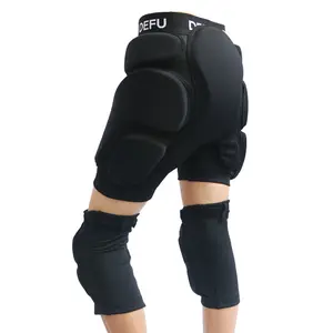 Ski protective gear, hip protection, inner wear, knee pads, anti-drop fart pads, hip pads, hip pants, elbow protection equipment