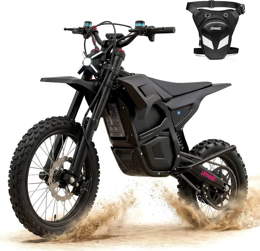 LIFEMAGIC M9 Pro 5500W Peak Mid‑Drive Electric Dirt Bike for Adults & Teens