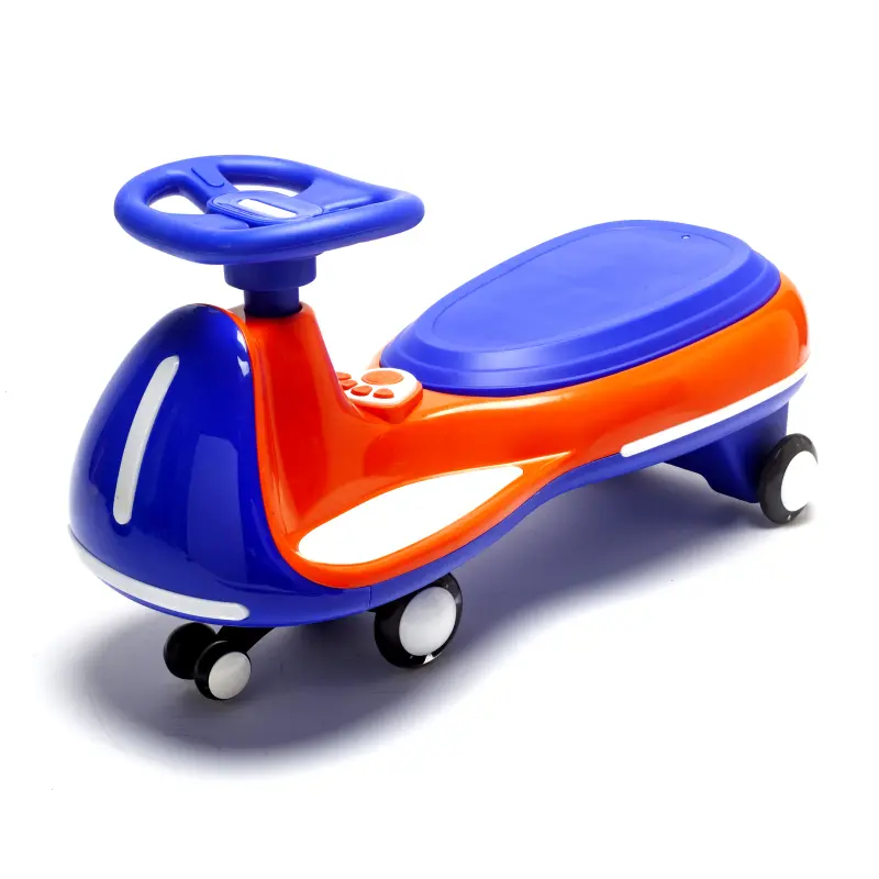 12V Battery Electric Twist Car for Dual Drive Separated Motors OneKey Start and Bluetooth Central Control Early Education Function English Stories Dynamic 's Songs LED Controllable