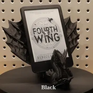 3D Printed Dragon Book Display for Books OR Kindle!