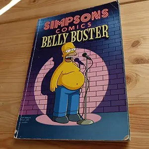 USED-Simpsons Comics Belly Buster by Edwin Aguilar (Paperback)