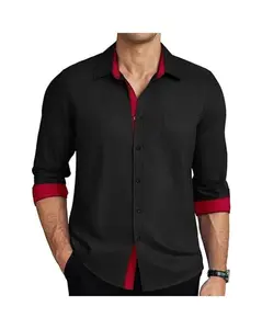 COOFANDY Men's Shirts Long Sleeve Button Down Dress Shirts Business Casual Wrinkle Free Untucked Shirts