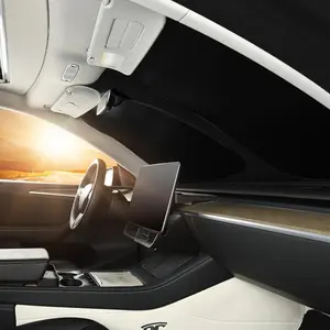 Car Sunshade, Car Front Window Sunshade, Car Sunshade with Memory Metallic Ring & Titanium Silver Layer, Universal Car Exterior Accessories, Sunshade for Car Outside, Windshield Sunshade, Durable Sun Shade