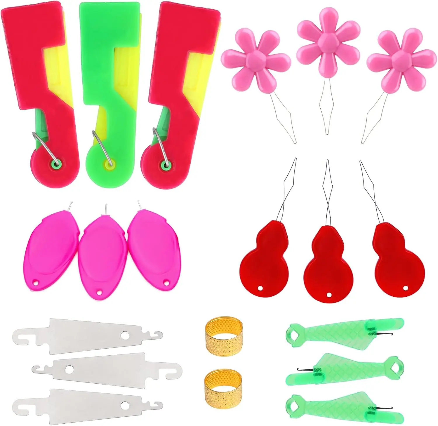Threaders for Hand Sewing Embroidery  Threader Tool 20 count for Hand Sewing, Sewing Machine, DIY Craft Project