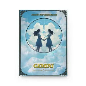 Gemini Cosmic Journal, Personalized Zodiac Journal, Unique Custom Designed Journal, Astrology Gift, Gift For Women, Gemini Gift, Hardcover Journal, Special Edition