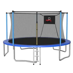 14 FT Outdoor Trampoline with Safety Enclosure & ASTM Approved