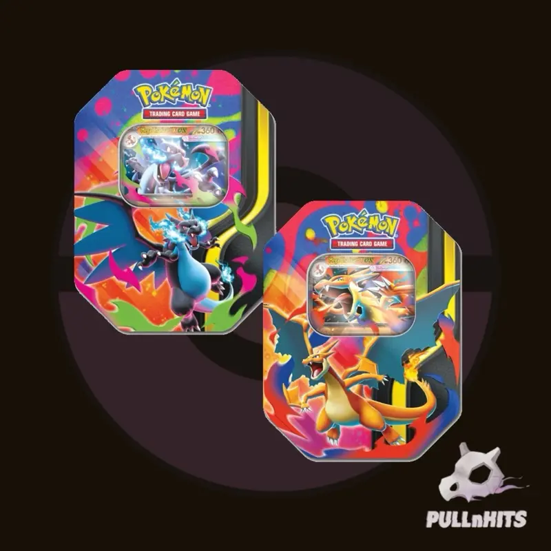 Mega Charizard X or Y Tin - 4 Packs and Promo - Pokemon Trading Card Game -  TikTok Shop
