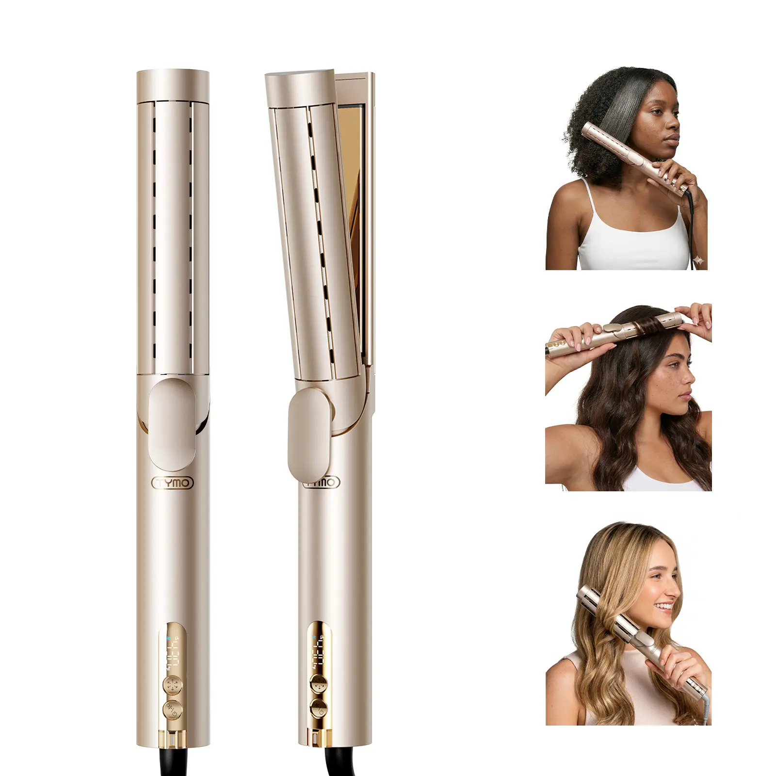 【Live Only】 TYMO AIRQ - Professional Titanium Hair Curler & Straightener Salon Grade 【Live Only】 TYMO AIRQ - Professional Titanium Hair Curler & Straightener Salon Grade