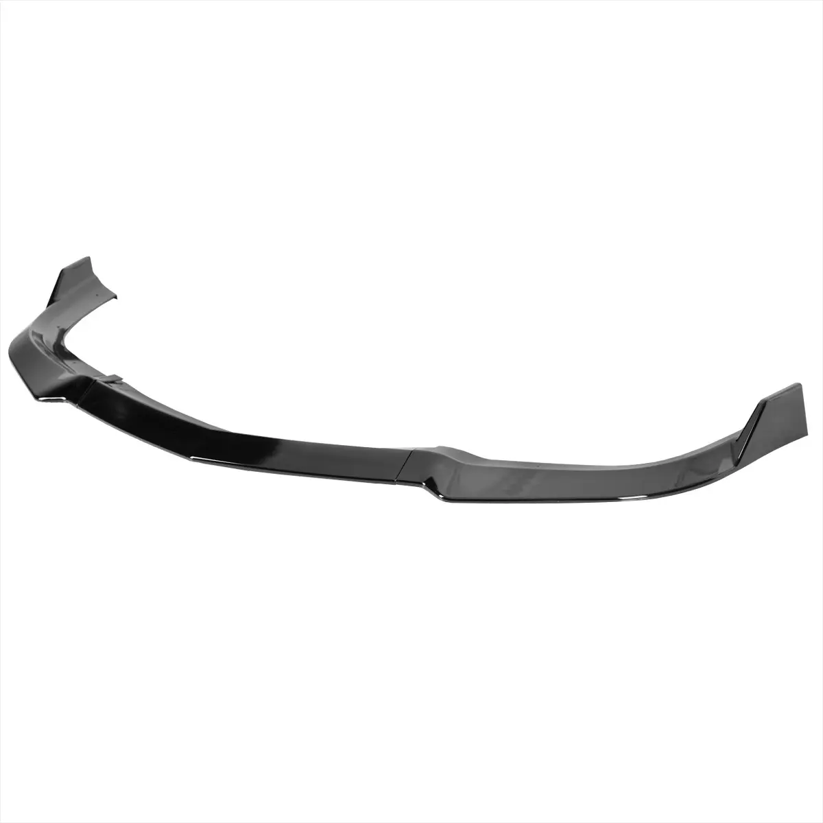 SPEC-D TUNING 3-Pieces Glossy Black Front Bumper Lip Splitter Kit for 2011-2014 Charger SRT8 Vehicle, Easy-Installation Car Exterior Accessories for Aggressive Look