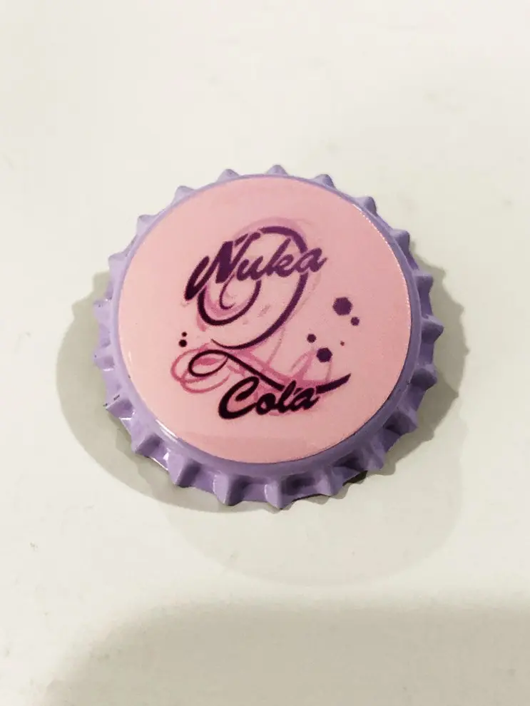 Fallout 4 Nuka Cola Quarts Cap Pinback 1in Collectible Gaming Accessory