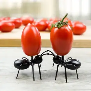 12/24PCS Ants Food Fruit Picks decoration Ant Shape Forks Snack Cake Dessert Tableware for Home Kitchen Party Dinner Fruit Pick