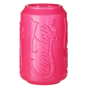 Puppy Can Toy Durable Rubber Chew Toy & Treat Dispenser for Teething Pups - Slow Feeder, Dishwasher Safe, USA Made