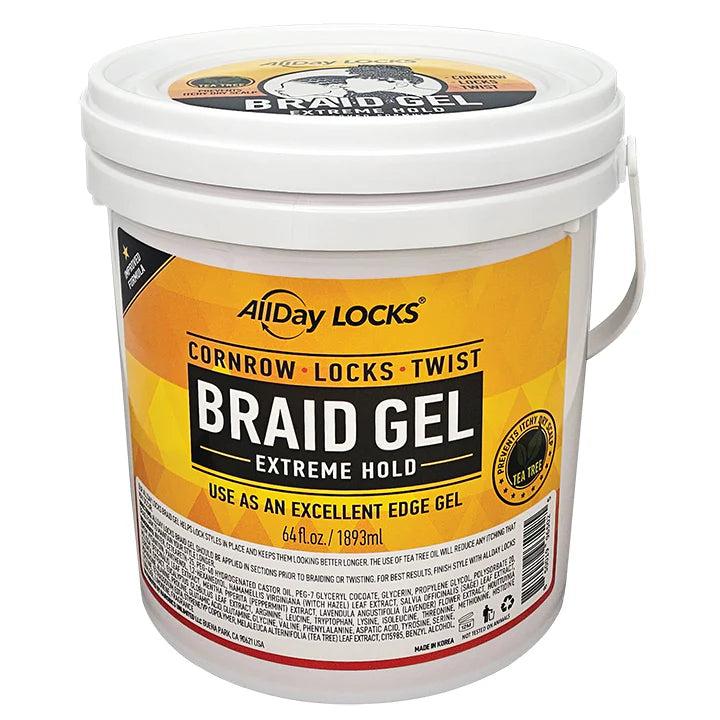 ALLDAY LOCKS BRAID GEL EXTREME HOLD, Cornrow, locs, twists