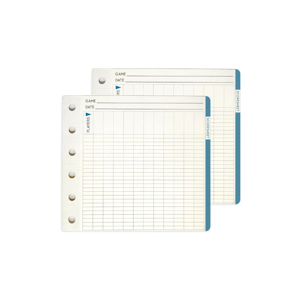 jOTBLOCK stacked game scoresheet pad set of 2