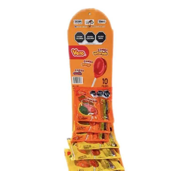Vero Combo 10 paletas- Mango, Sandía, Tamarindo