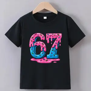 Six Seven Meme Ice Cream Drip T-Shirt,6 7 T-Shirt, Christmas T-Shirt, Kids T-Shirt, Christmas Gift
