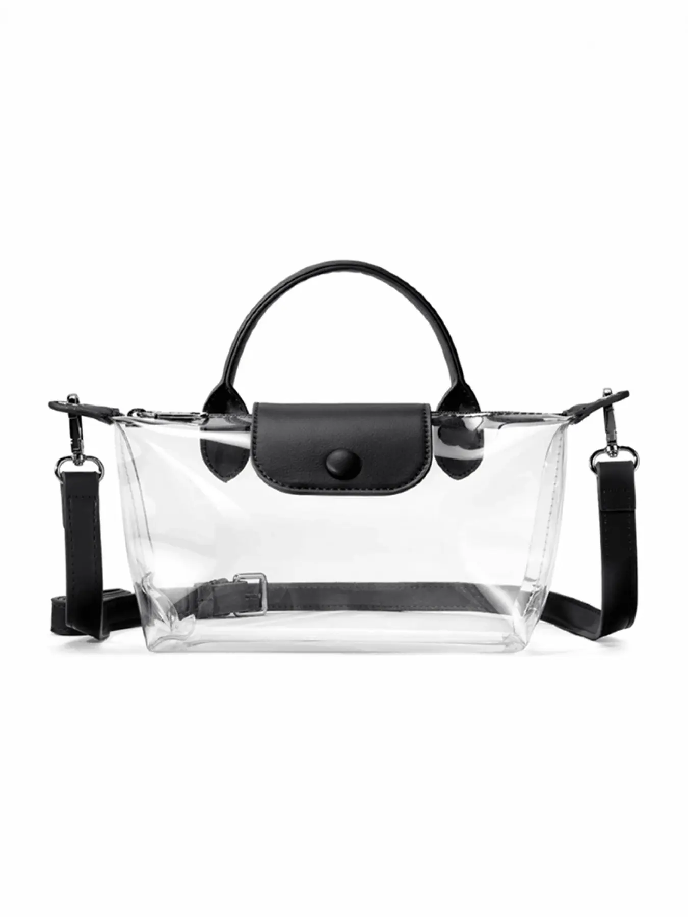 Clear Adjustable Crossbody Bag Crossbody Purse Stylish Square Bag for Women Men Stadium Concert Sports Events Christmas Gift Long Strap Transparent Shoulder Bag Crossbody Shoulder Handbag Fashionable Casual Bag Cross Body Bags