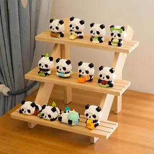 Panda Building Block Figurine Cartoon Animal Series Puzzle Toy, Animal Shape Puzzle, Unisex 3D Jigsaw New Year Valentine's Day Halloween Christmas Gift Jigsaw Puzzles
