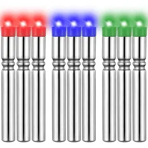 9 Pcs Fishing LED Bobber Light Replacement for Lures Fishing Glow Sticks Night Fish Light up Bobbers Floats and Rod Tips