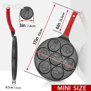 WeOutlier Egg Pan Omelette Pan Pancake Pan Maker Nonstick Egg Cooker Skillet for Pancakes Cookies Burgers Breakfast Pan Egg Pan Omelette Pan Pancake Pan Maker Nonstick Egg Cooker Skillet for Pancakes Cookies Burgers Breakfast Pan Egg Pan Omelette Pan