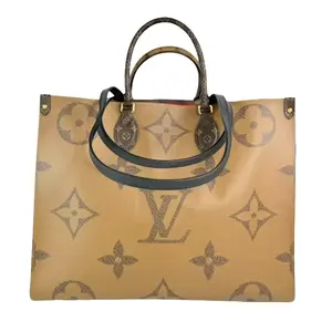 Pre-owned Louis Vuitton Leather Tote Bags OnTheGo Reverse Monogram Canvas Tote Bag