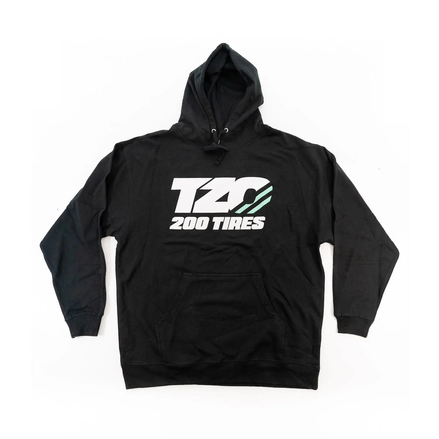 TZO Stacked Logo Hoodie Black