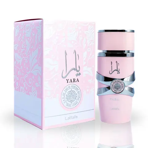 Yara Eau de Parfum Spray 100ml (3.4 oz) by Lattafa – Vanilla Perfume for Women, Sweet Gourmand Fragrance, Long Lasting Perfume