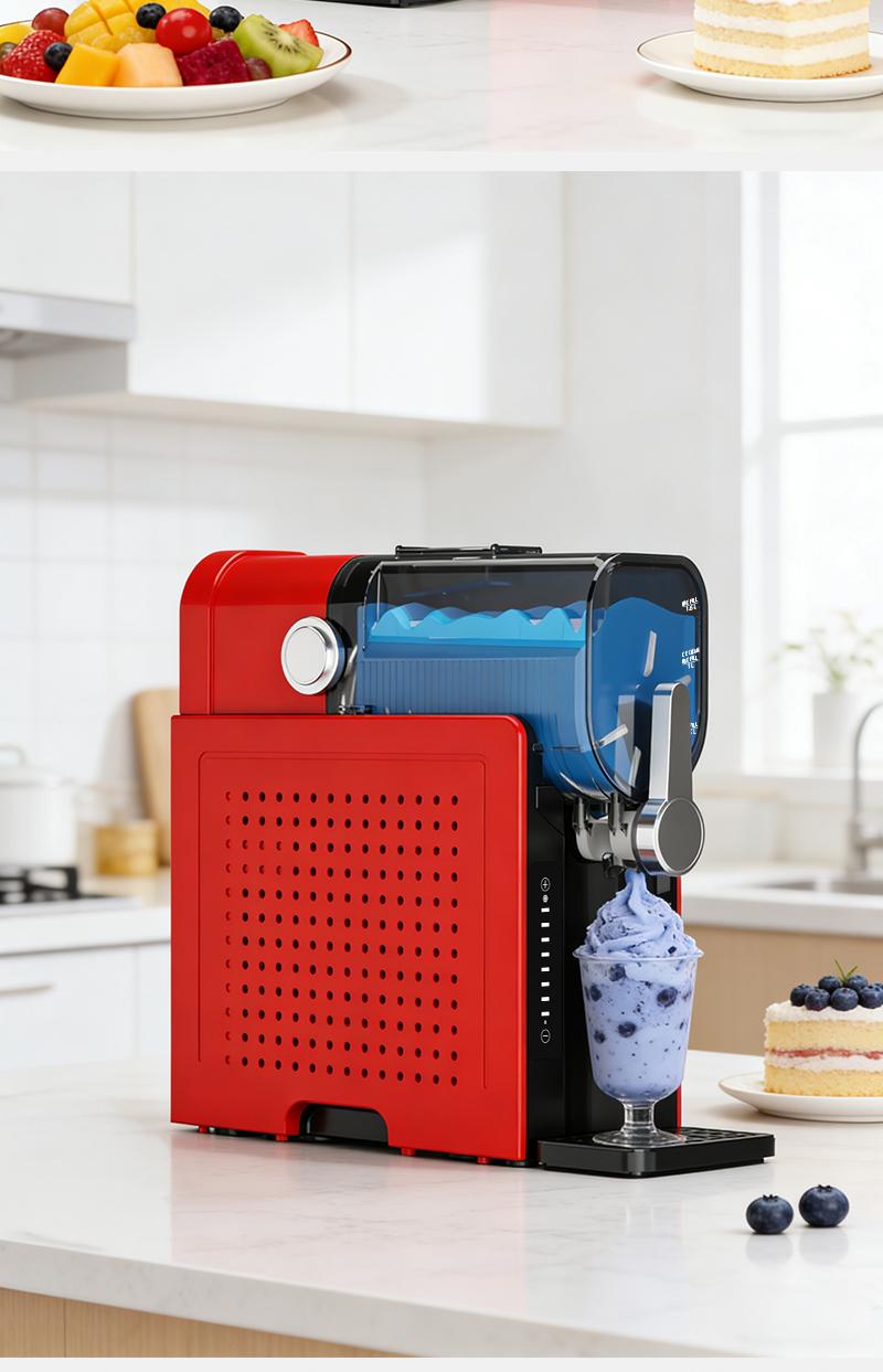 SUSTEAS Red Home Ice Blender 1.6L Capacity 6 Presets for Smoothies Milkshakes Cocktails Fine Shaved Ice for Silky Drinks SUSTEAS Red Home Ice Blender 1.6L Capacity 6 Presets for Smoothies Milkshakes Cocktails Fine Shaved Ice for Silky Drinks