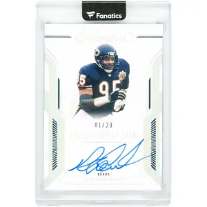 Richard Dent Chicago Bears Autographed 2023 Panini Flawless Holo Silver Honored Ink #HI-RDE #1/20 Card - Fanatics Authentic Certified