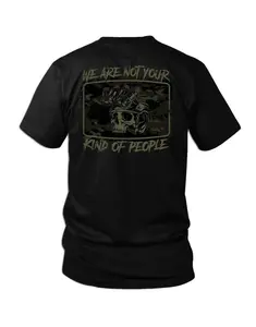 FEEGO Shirt, Unisex Short Sleeve, Casual 100% Cotton, Army Military Menswear, Gun Shirt Tactical Gear, Graphic Shirt