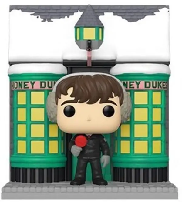 Funko POP! Deluxe Set: Harry Potter Build Hogsmeade - Honeydukes with Neville Longbottom, Vinyl Figure Display Collectible