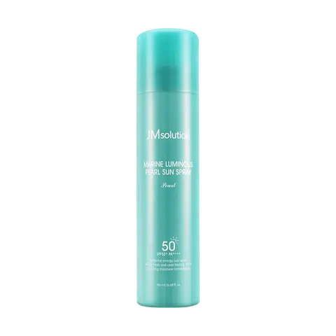 JMsolution Korean-Formulated Broad Spectrum SPF50+/PA++++ Facial Sunscreen Spray, 180ml, Hyaluronic + Water, Hydrate & Brighten, Lightweight, Even Skin Tone, Flawless Finish, Daily Use, Beach UV Protection