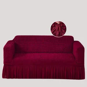 Elegant Stretch Sofa Cover Set, Reusable Dustproof Protector, Suitable for Living Room & Outdoor Use, Single to Four Seater Sofas