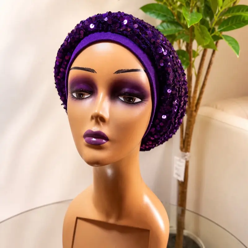 Starlight Sequin Turbans, Fashion Clothes Accessory for Scarves & Shawls Styling
