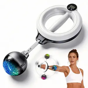 Grip Strengthener for Men and Women,360° Rotating Wrist & Forearm Trainer,Upper Body Strength Tool for Arms Shoulders & Chest,Portable Home & Gym Fitness Equipment,Chest & Arm Trainer Hip Thrust Machine Lifting Straps Dumbbells Adjustable Dumbbells Waist