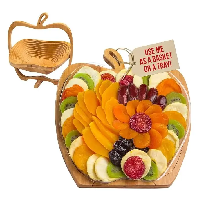 Dried Fruit & Snack Gift Basket – Variety Gourmet Treats for Family, Friends & Corporate Gifting