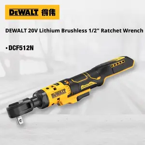 DEWALT DCF512 Cordless Right Angle Ratchet Wrench – Brushless Motor, Variable Speed & LED Light