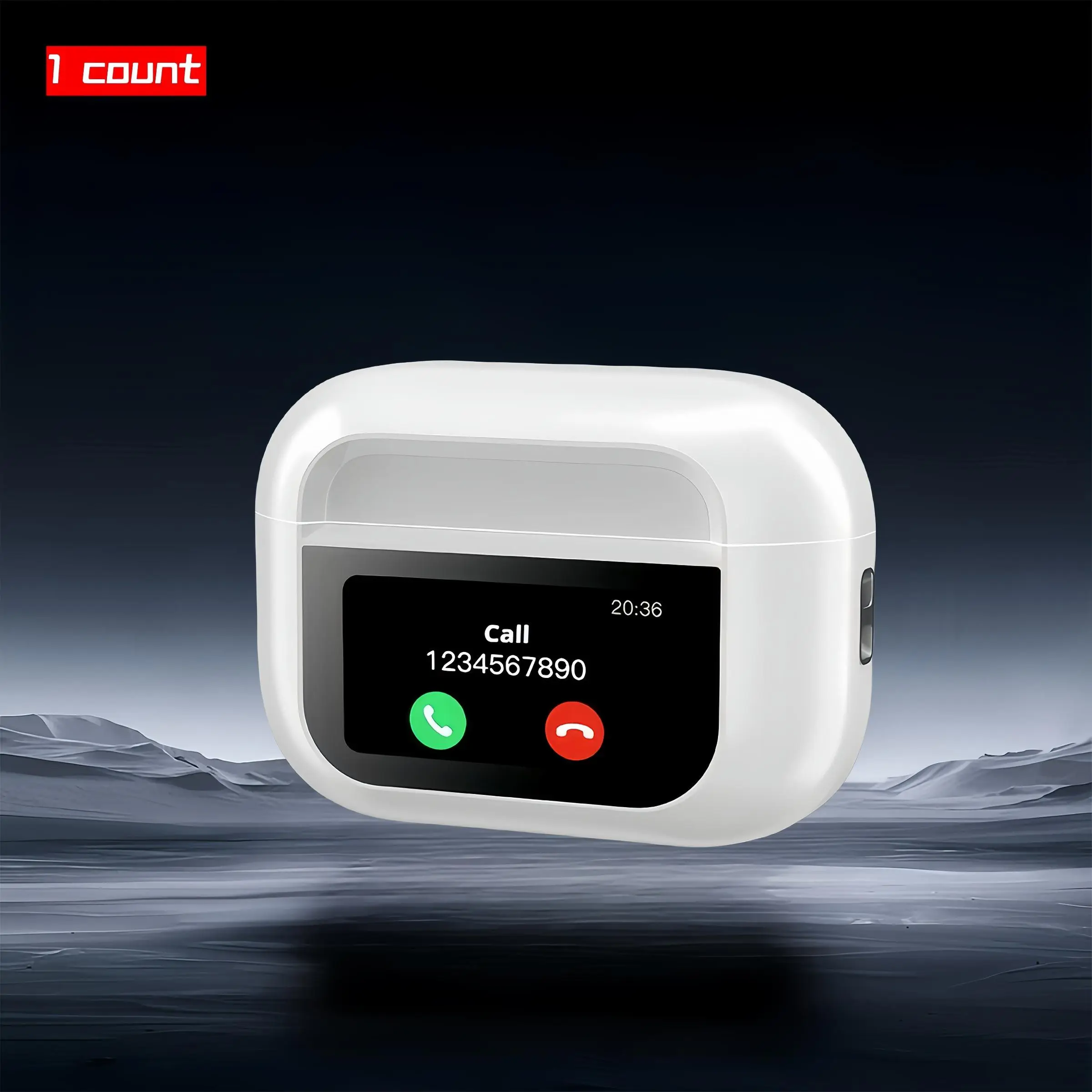 Wireless Earphone, In-ear Design TWS Earbuds with Full Color Display, Noise Cancelling…