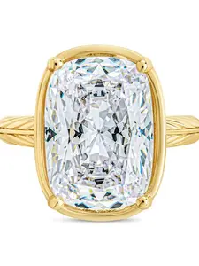 Taylor's Sterling Silver Elongated Cushion Cocktail Ring