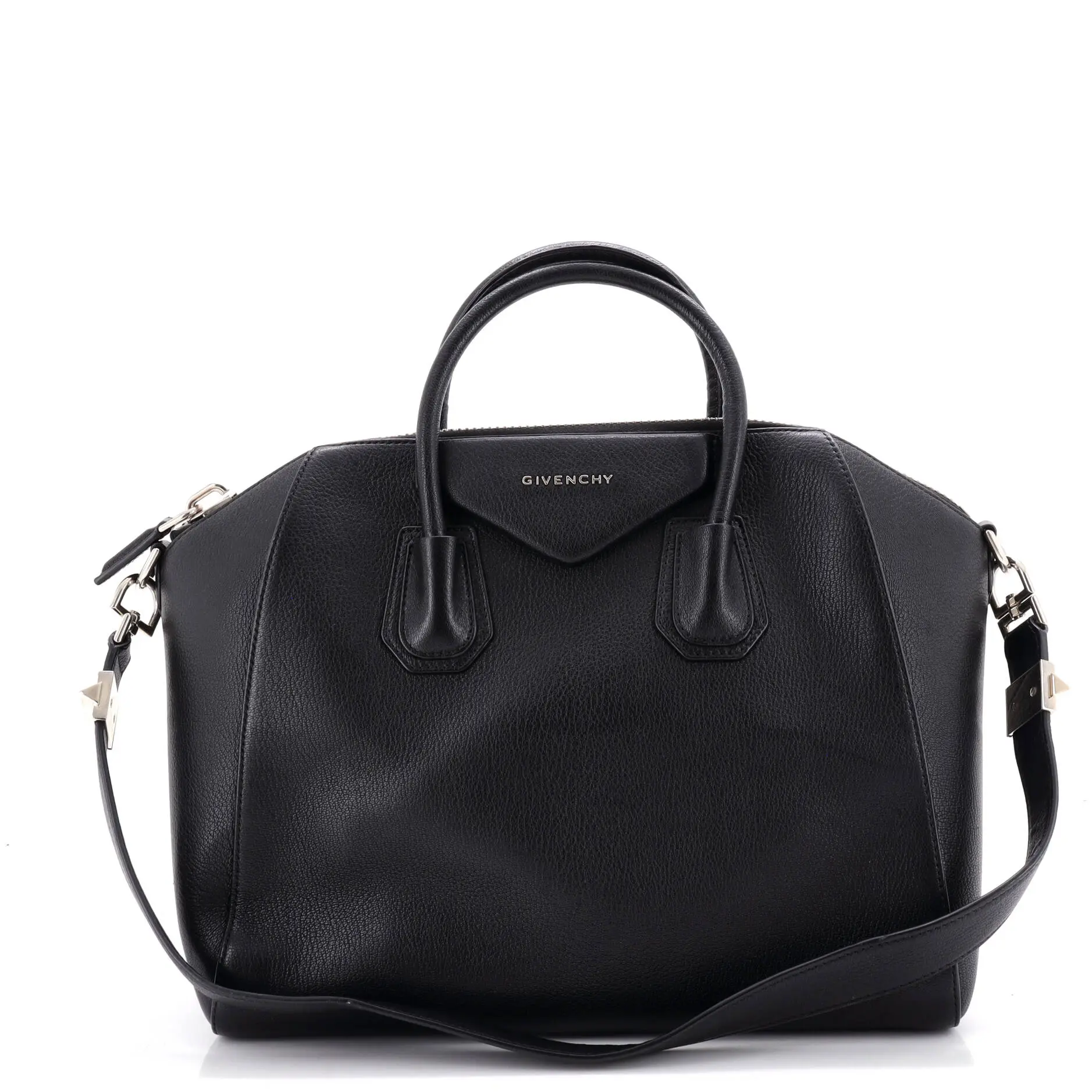 Pre-owned GIVENCHY Leather Top Handle Bags Antigona Bag Medium by Rebag