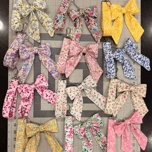 Bow chapstick holder and keychain set