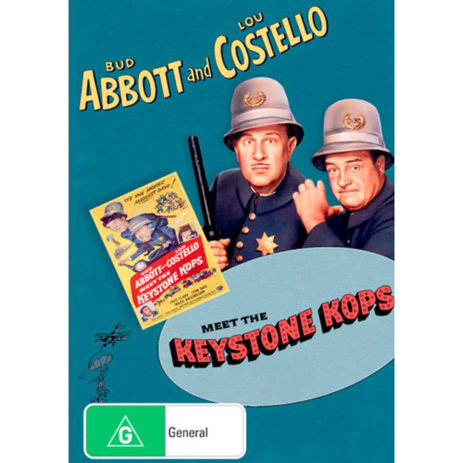 Abbott and Costello Meet the Keystone Kops  [DVD Video Disc] Australia - Import, NTSC Region 0