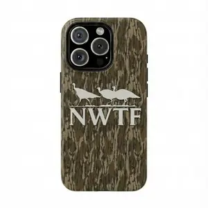 Custom bottomland camo, Turkey V1 Hunting Phone Case for iPhone 17 16 15 14 13 12 Pro Max / Plus / Pro – Camo Outdoor Unisex, Heavy-Duty Protection, Perfect Gift for Hunters