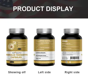 Green Natural Pure Wellness Supplements Tribulus terrestris capsule dietary supplement 60 capsules Edible Fitness