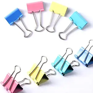 48-Pack Loose Leaf Binder Clips and Various Sizes of Office Paper Clips, Suitable for Home, School, and Kitchen Storage